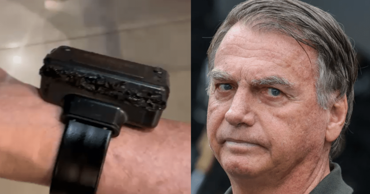 “nao-rompi-a-pulseira”,-diz-bolsonaro-apos-admitir-que-queimou-tornozeleira