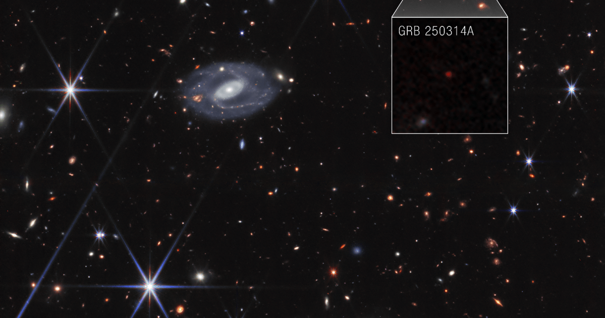 james-webb-flagra-1a-supernova-no-inicio-do-universo